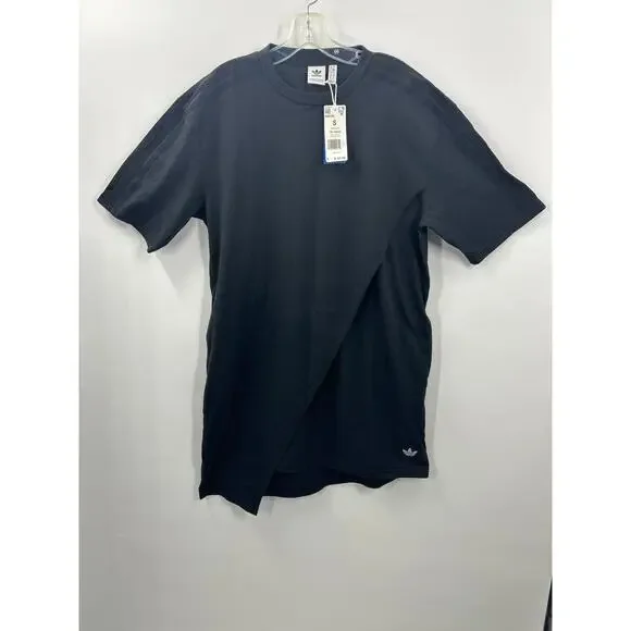Adidas Black Asymmetrical Tee T-shirt Dress Sz S New Nwt - Picture 5 of 10